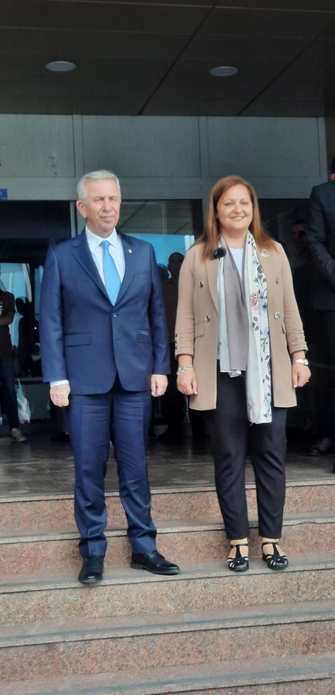 BAŞKAN MANSUR YAVAŞTAN, BAŞKAN KÖKSAL'A ZİYARET