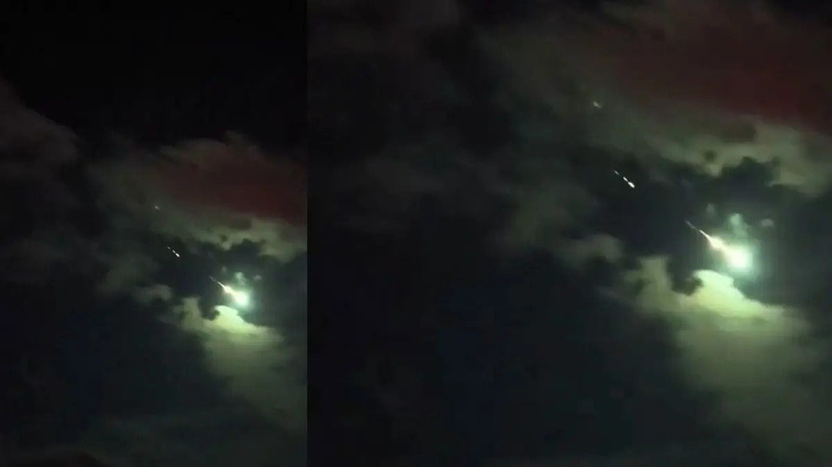 İstanbul’a Meteor Mu Düştü?  İstanbul, Ankara, Bursa ve Kastamonu'da Görüldü
