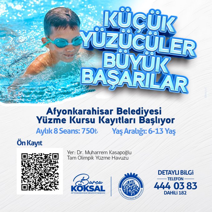 Yüzme Kursları Başlıyor Haydi Çocuklar Yüzmeyi Öğrenmeye!