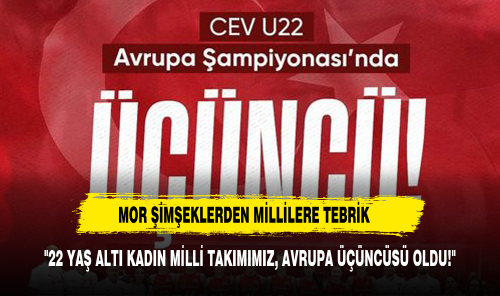 "22 YAŞ ALTI KADIN MİLLİ TAKIMIMIZ, AVRUPA ÜÇÜNCÜSÜ OLDU!"