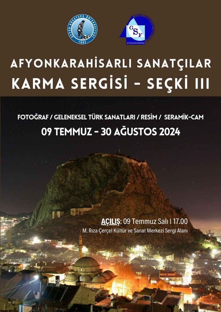 AFYONKARAHİSARLI SANATÇILARA AİT KARMA SERGİ AÇILIYOR