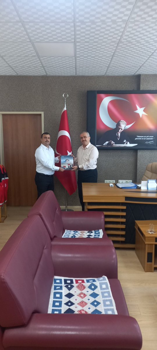 Müdür Tanyeri'den Erdoğan'a Ziyaret