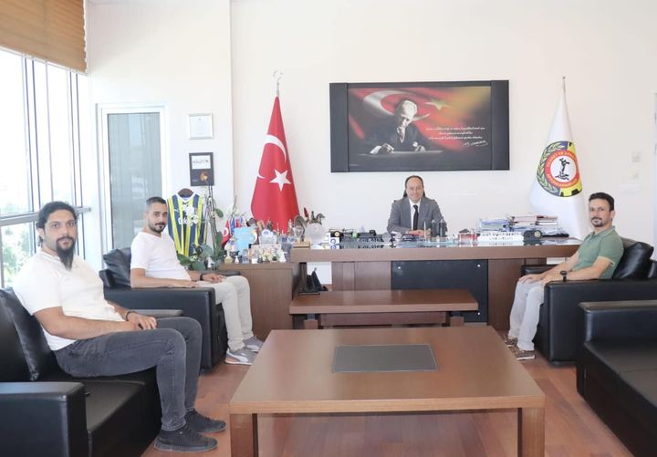 Başkan Serteser'e AKÜ'den Ziyaret