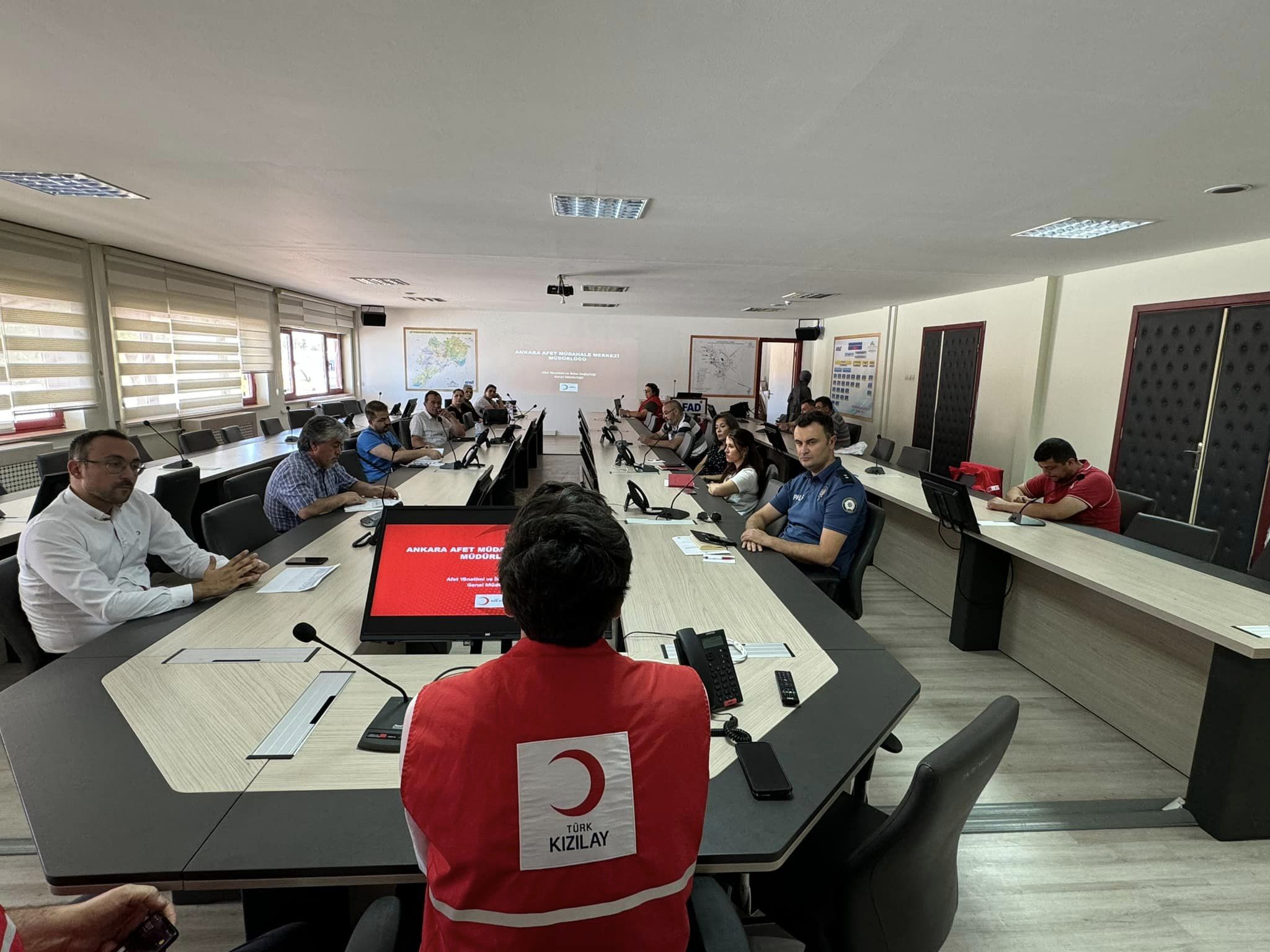 Afyon'da Türk Kızılay'ı Koordineli Çalışıyor