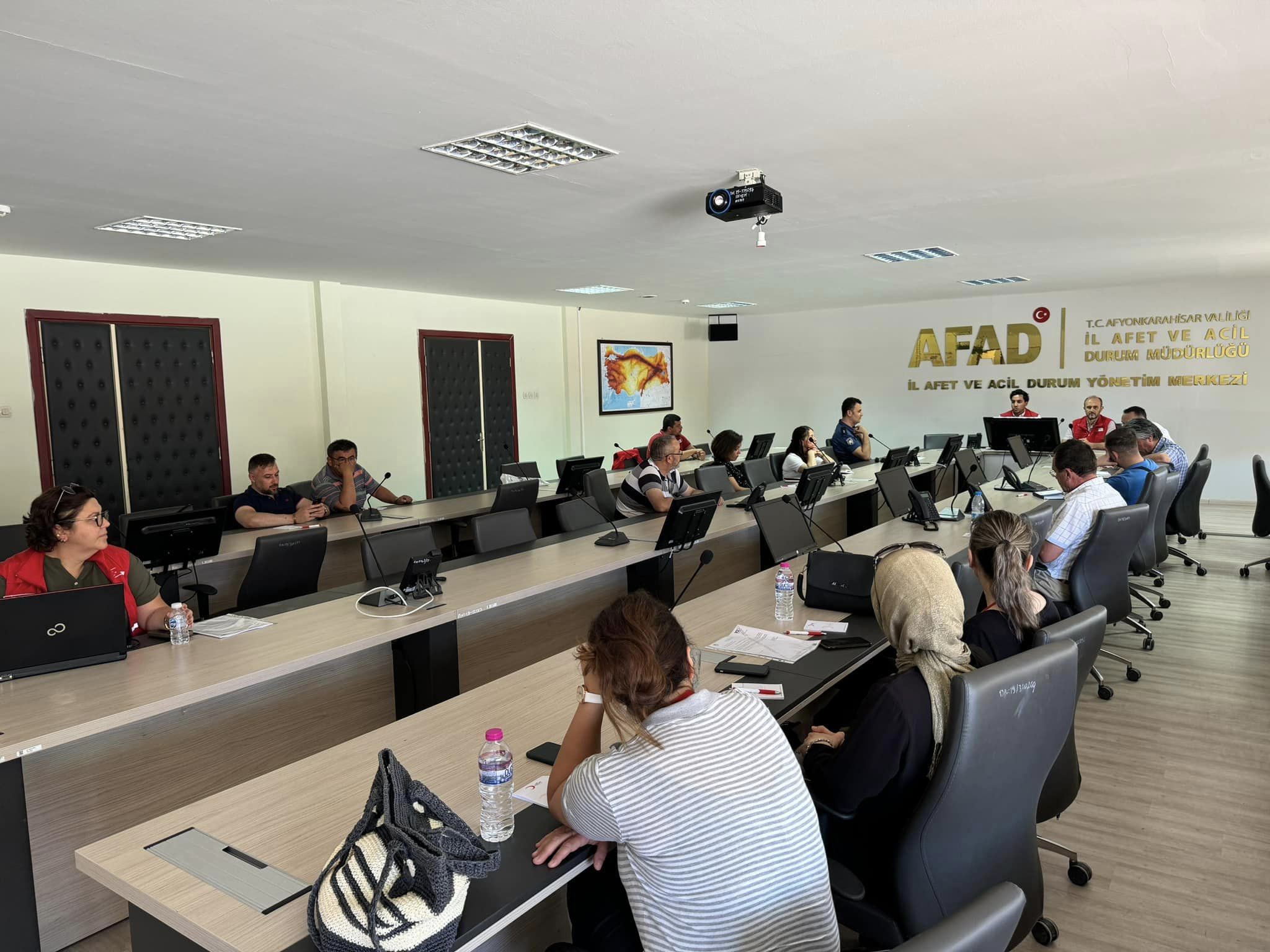 Afyon'da Türk Kızılay'ı Koordineli Çalışıyor