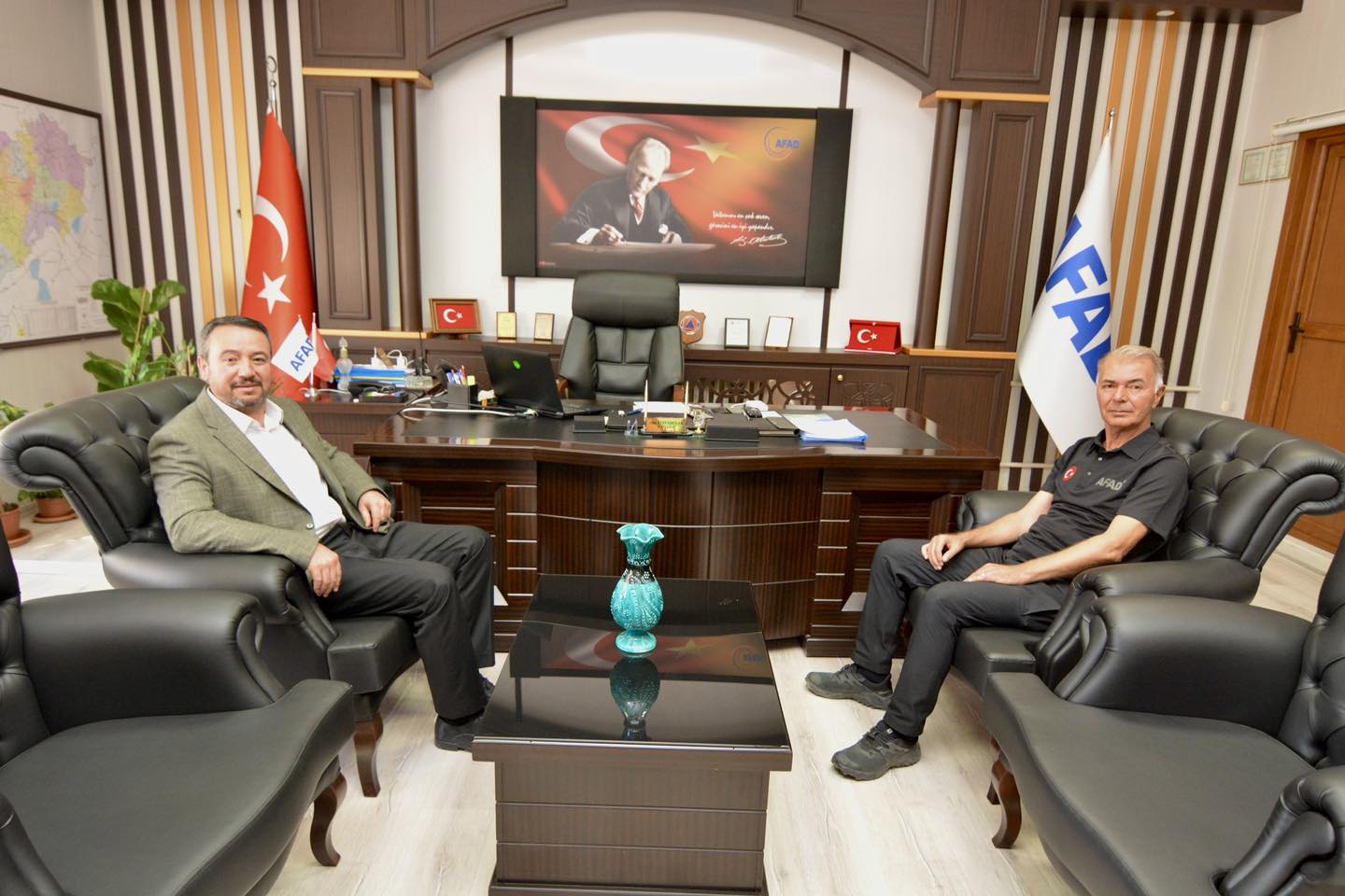 Başkan Öztaş’tan AFAD Müdürü Altunbulak’ı Ziyaret