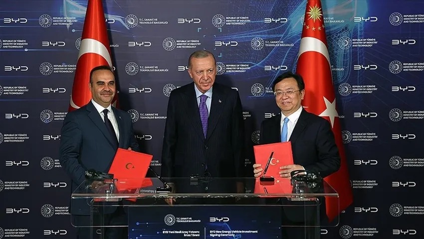 Çinli BYD ile ortak yatırım anlaşması imzalandı