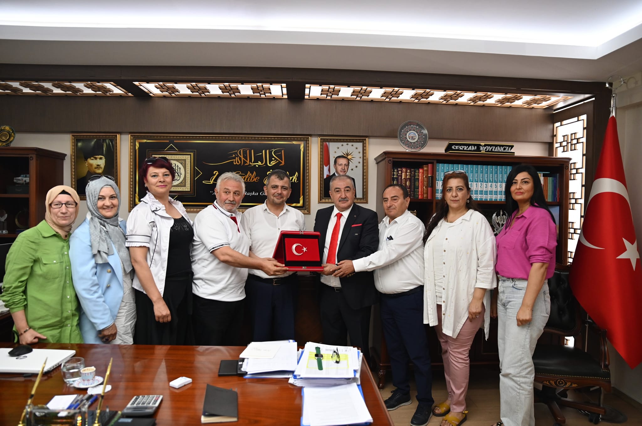 Başkan Koyuncu'ya Avrupa Birliği Türkleri Ve Emirdağ Platformlarından Ziyaret