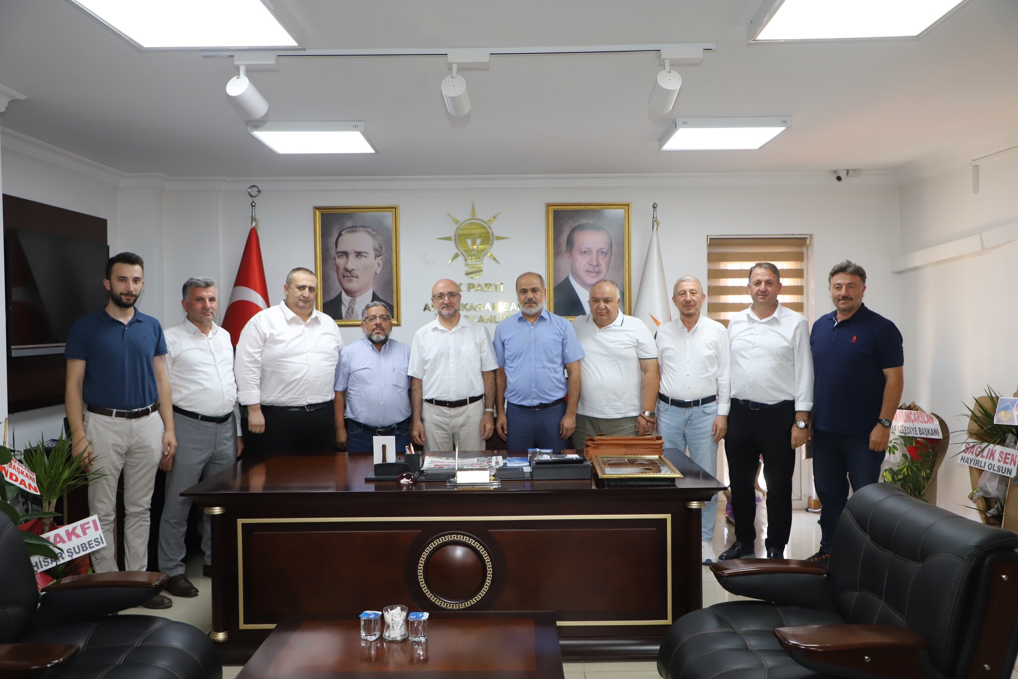 MÜSİAD Başkanı İşlek'ten İl Başkanı Şahin'e Ziyaret