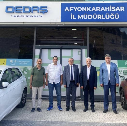Başkan Özaşkın Başarılı Müdür Cafer Demir’i Ziyaret Etti