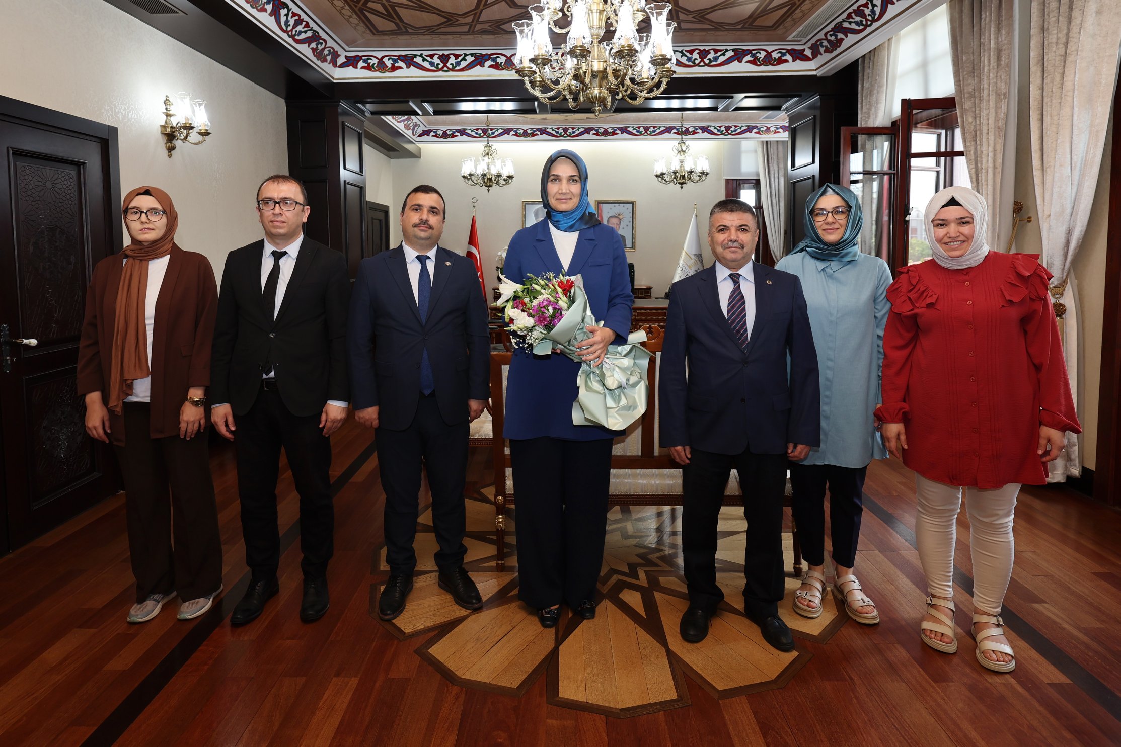 '11 Temmuz Dünya Nüfus Günü':  Vali Yiğitbaşı, İl Nüfus Müdürlüğü Personelini Makamında Kabul Etti