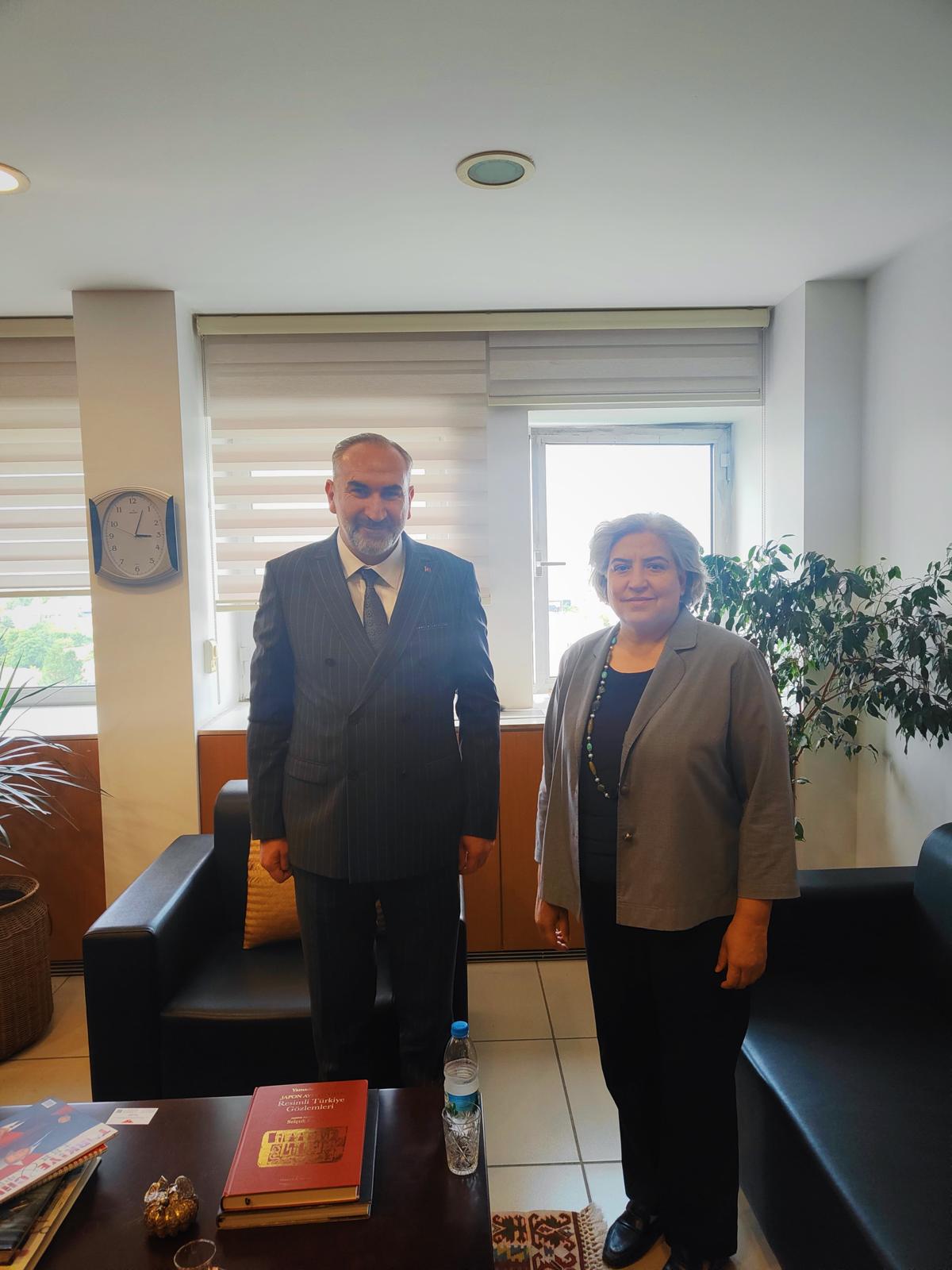 Başkan Beşer’den Büyükelçi Cankorur’a Ziyaret