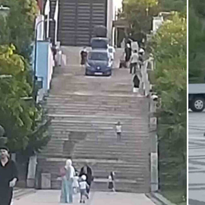 Sürücüler Dikkat… Navigasyonu Karıştıran Merdivenden Uçuyor