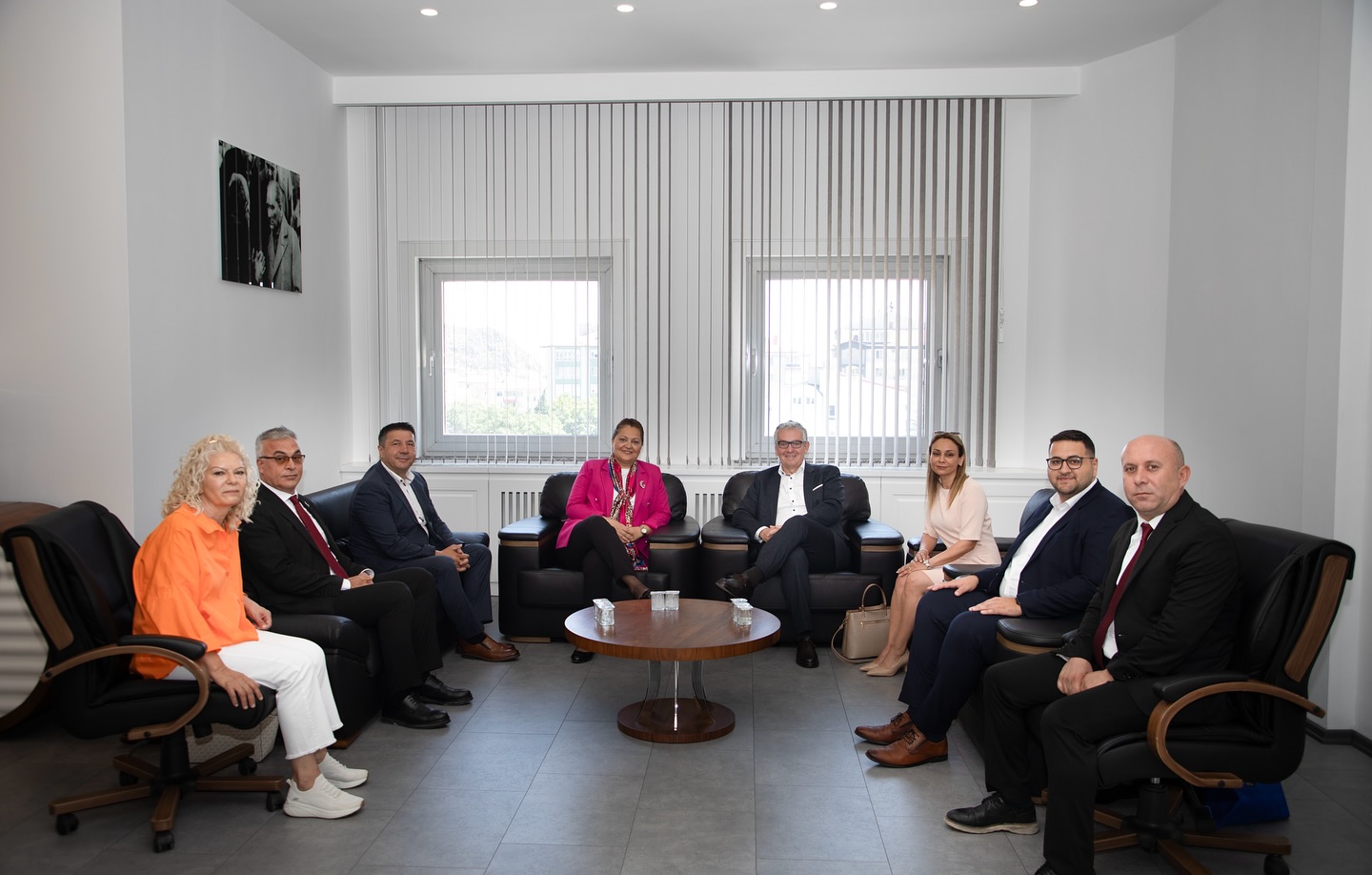 Başkan Köksal'dan Kardeş Şehir Hamm Heyetine Sıcak Karşılama