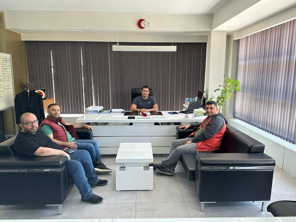 TÜRKELİ GAZETESİ'NDEN OEDAŞ MÜDÜRÜ DEMİR'E ZİYARET