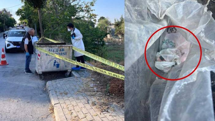 Avcılar'da Tüyler Ürperten Olay!  Çöp konteynerinde yeni doğmuş bebek bulundu