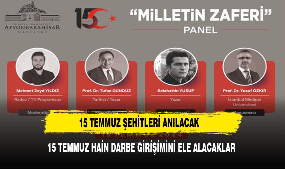 TÜRK MİLLETİNİN DEMOKRASİYE BAĞLILIĞINI BİR KEZ DAHA ANLATACAKLAR