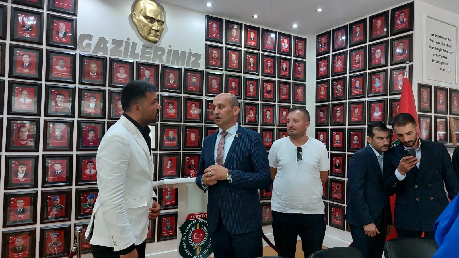 ÜLKÜ OCAKLARINDAN ŞEHİTLER DERNEĞİNE ZİYARET
