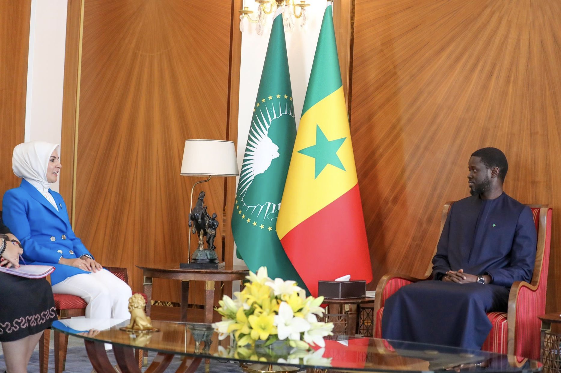 BAKAN GÖKTAŞ SENEGAL CUMHURBAŞKANI'NA KONUK OLDU