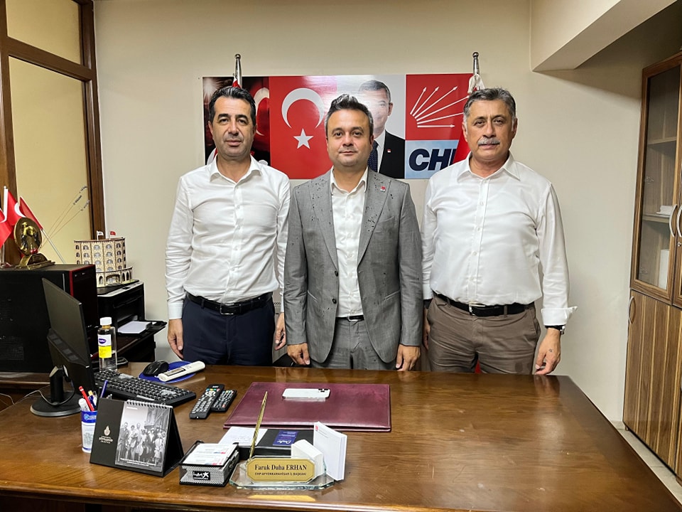 CHP’nin Etkili İsmi Erhan Adem Başkan Erhan’ı Ziyaret Etti