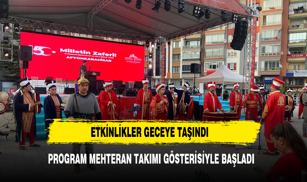 Etkinlikler Geceye Taşındı