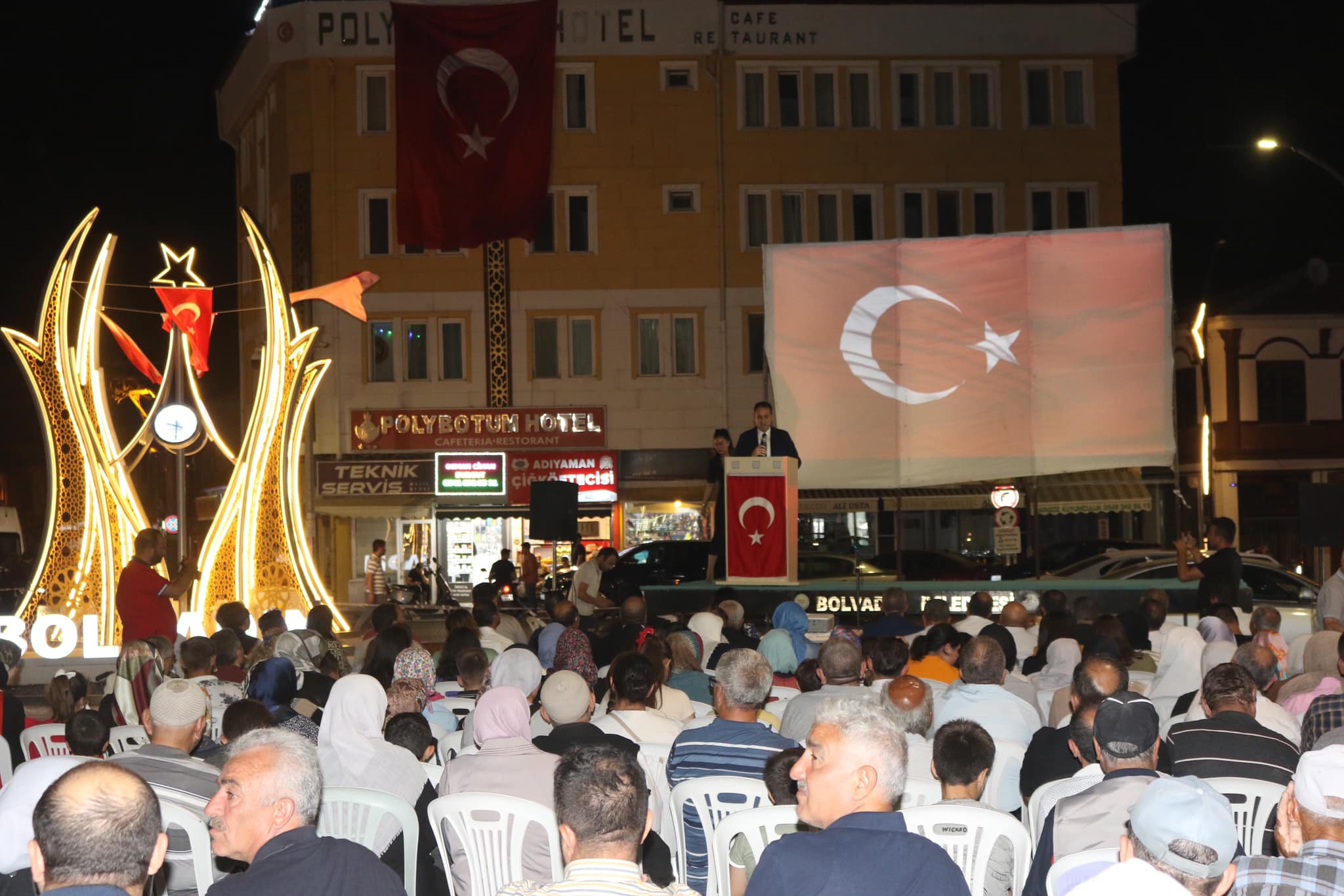 15 Temmuz Bolvadin'de Coşkuyla Kutlandı