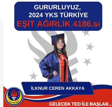 2024 YKS'de TED Afyon Koleji Öğrencileri büyük bir başarıya imza attı