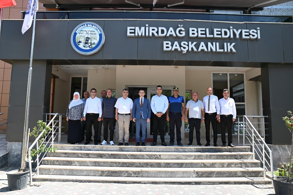 KAYMAKAM BİLİCİ'DEN BAŞKAN KOYUNCU'YA VEDA ZİYARETİ