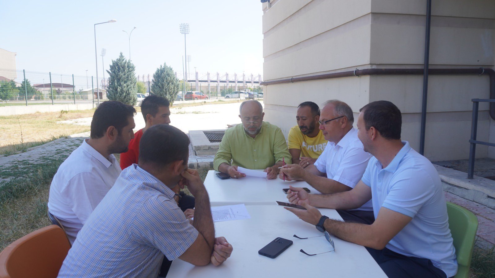 Çalışkan Müdür Kasapoğlu Spor Tesislerine Teknik Ziyaret Gerçekleştirdi
