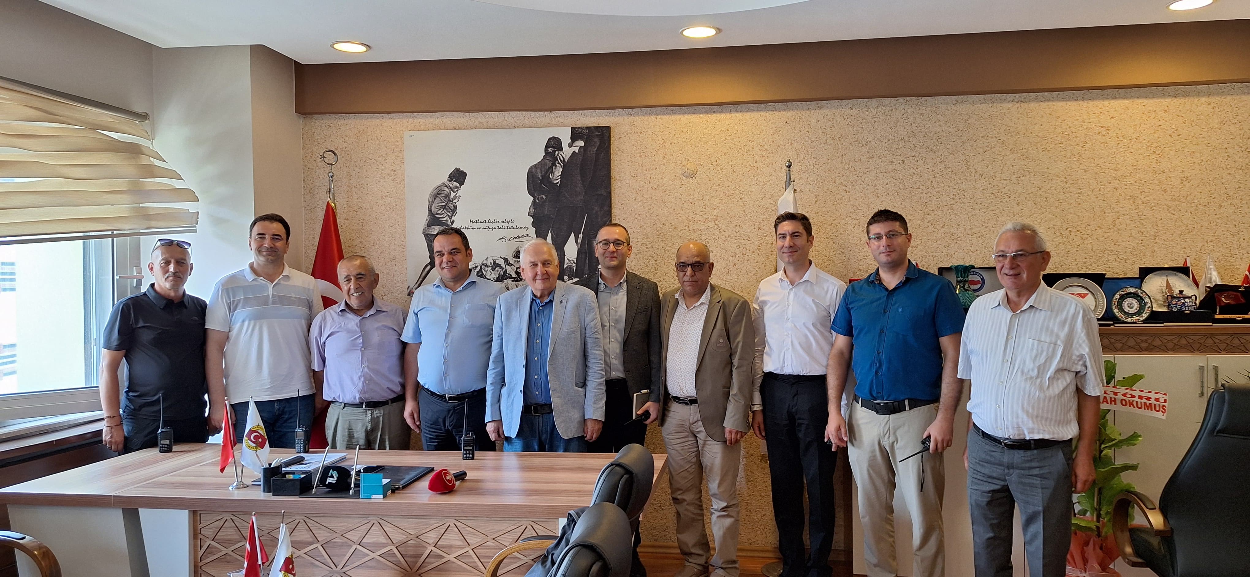KALE ERKEK ÖĞRENCİ YURDU YÖNETİMİ, AGC'Yİ ZİYARET ETTİ
