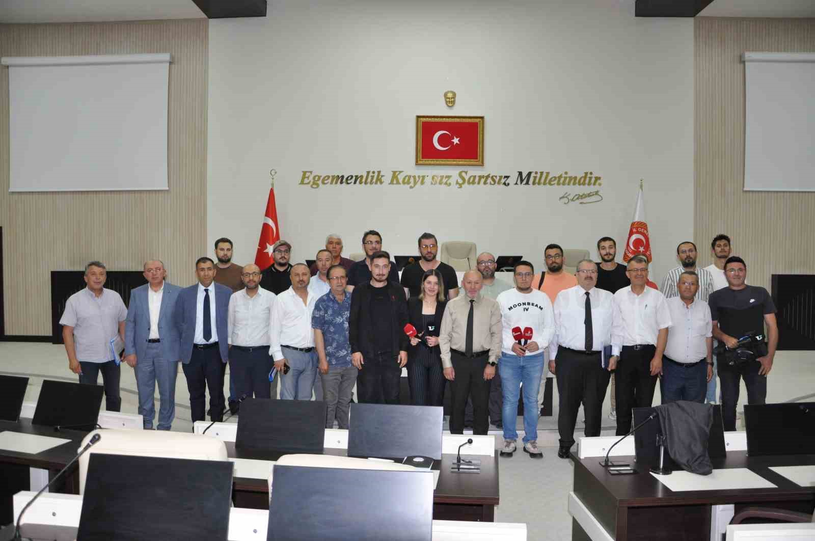 İGM BAŞKANI  SİPER VE ÜYELERİ BASIN MENSUPLARI İLE BİR ARAYA GELDİ