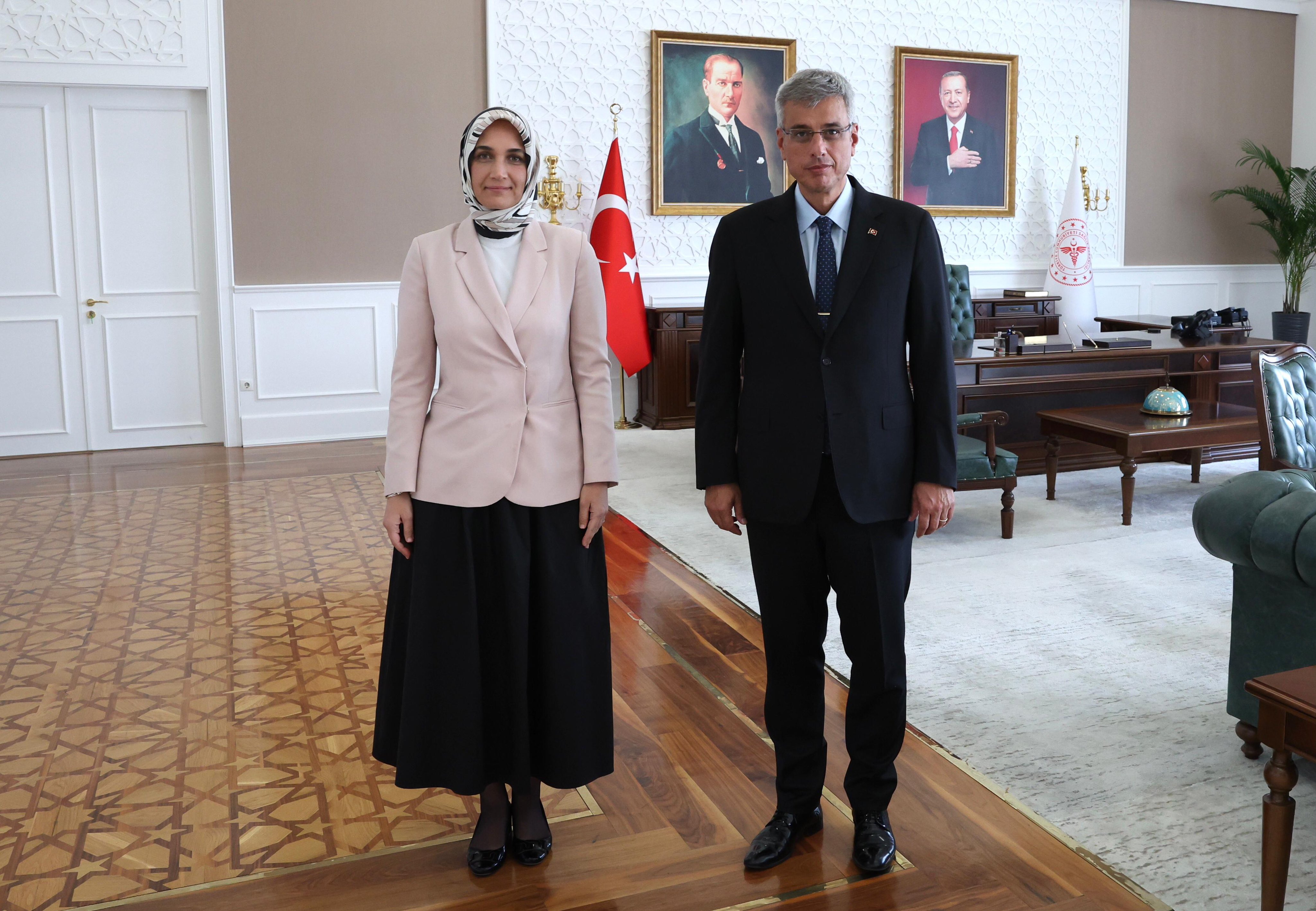 Afyon’un Sağlığı Görüşüldü Vali Yiğitbaşı Bakan Memişoğlu’nu Ziyaret Etti