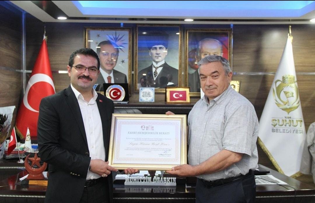 Gönüllere Taht Kurdu Şuhut’un Fahri Hemşehrisi Odu