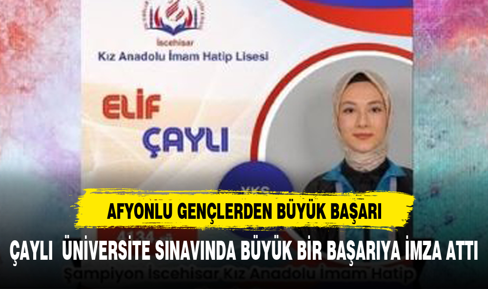 İscehisarlı Elif’ten  2024 YKS'de Büyük Başarı