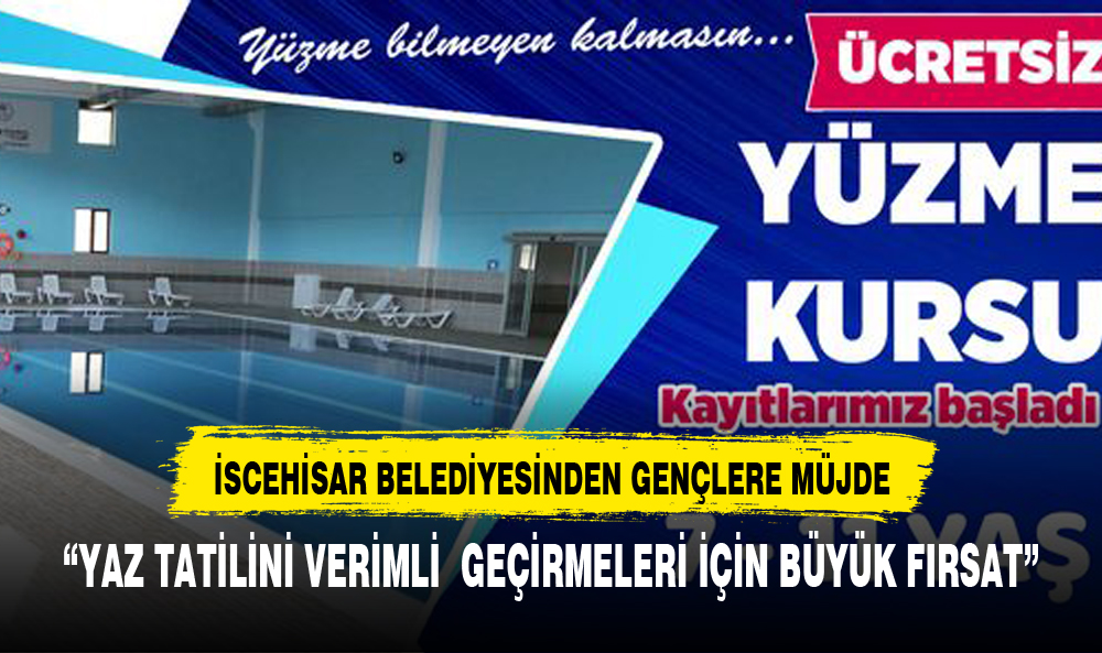 İscehisar Belediyesi'nden Yüzme Kursu Müjdesi!