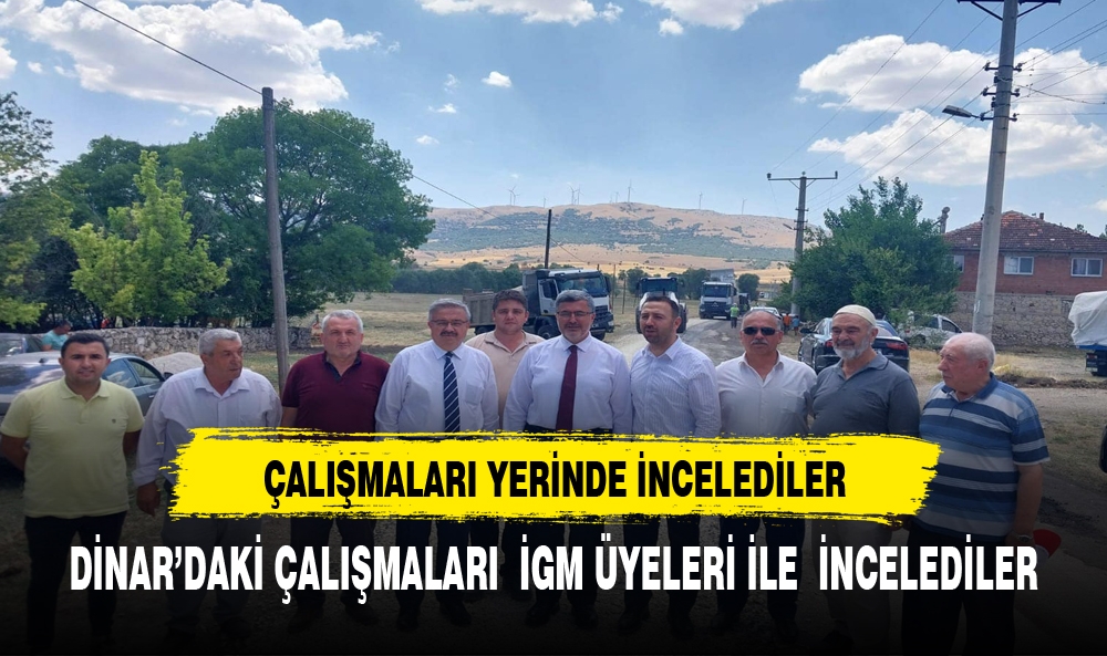 Özkaya Köydeki Asfalt Çalışmalarını Yerinde İnceledi