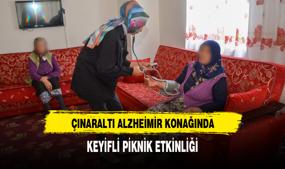 Çınaraltı Alzheimer Gündüz Yaşam Konağında Keyifli Piknik Etkinliği