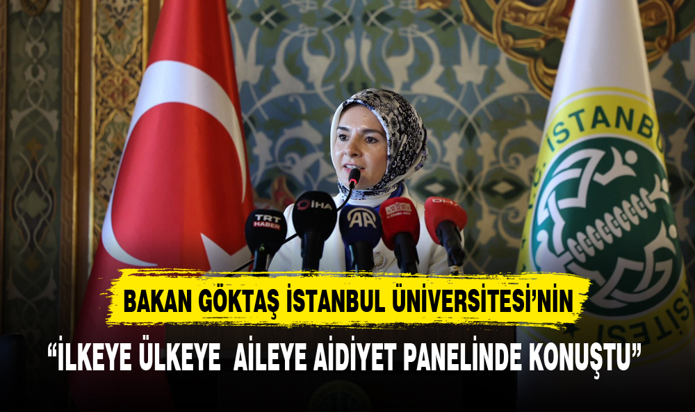 BAKAN GÖKTAŞ  15 TEMMUZ PANELİNDE SÖZ ALDI