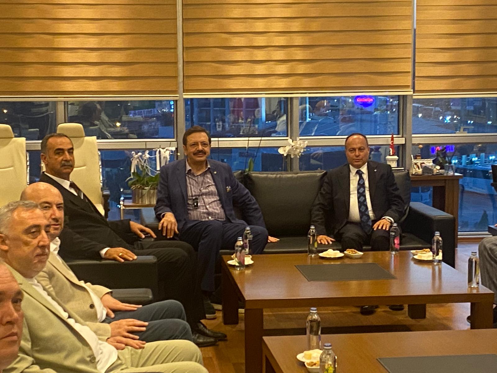 Rifat Hisarcıklıoğlu ATSO’yu Ziyaret Etti