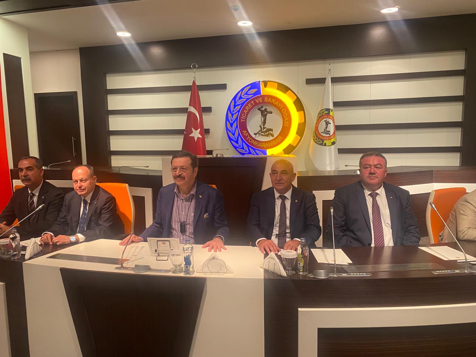 TOBB Başkanı Rifat Hisarcıklıoğlu, “Sağlık Endüstrisi Afyon'a Yakışacak”