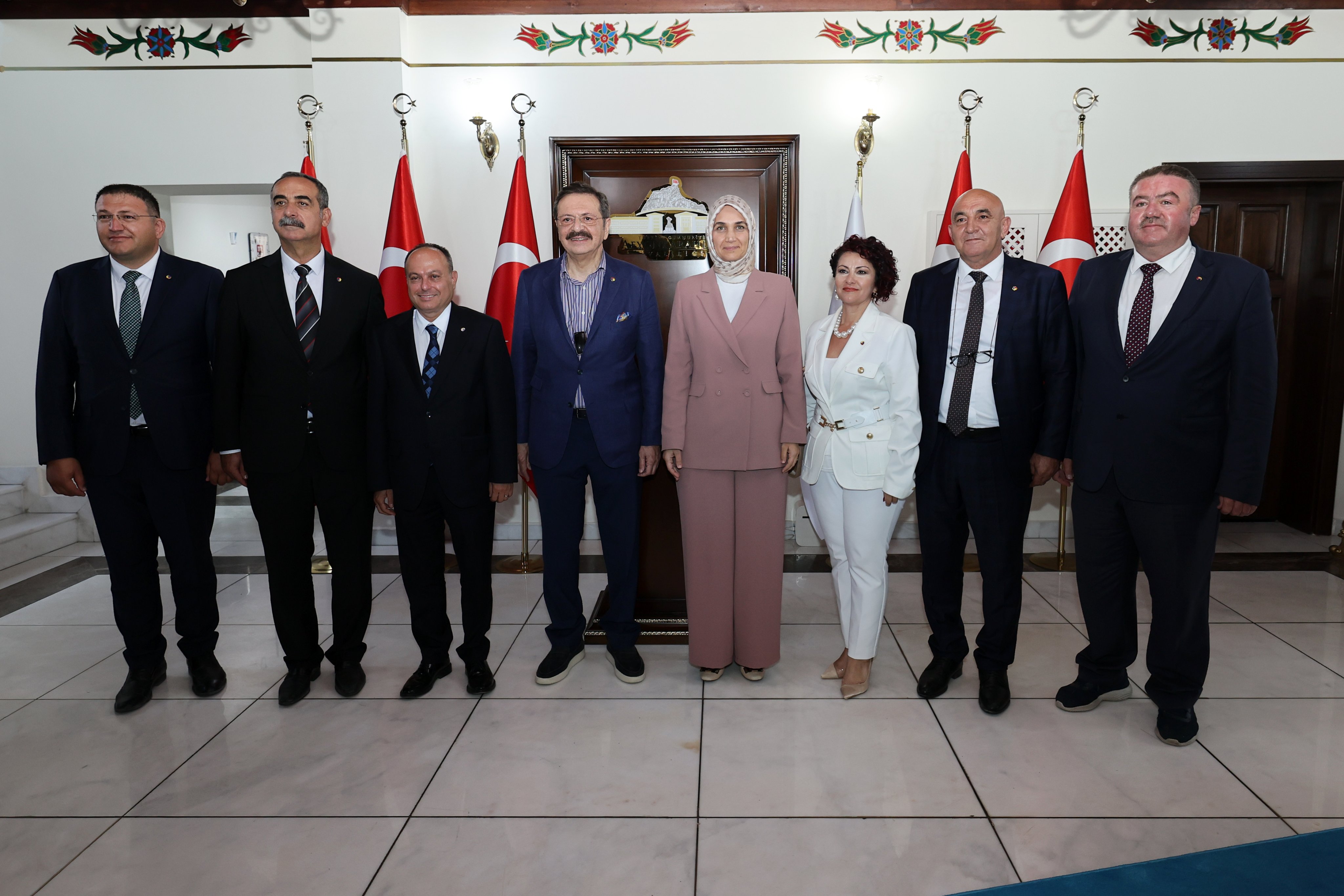 TOBB Başkanı Hisarcıklıoğlu, Vali Yiğitbaşı'nı Ziyaret Etti