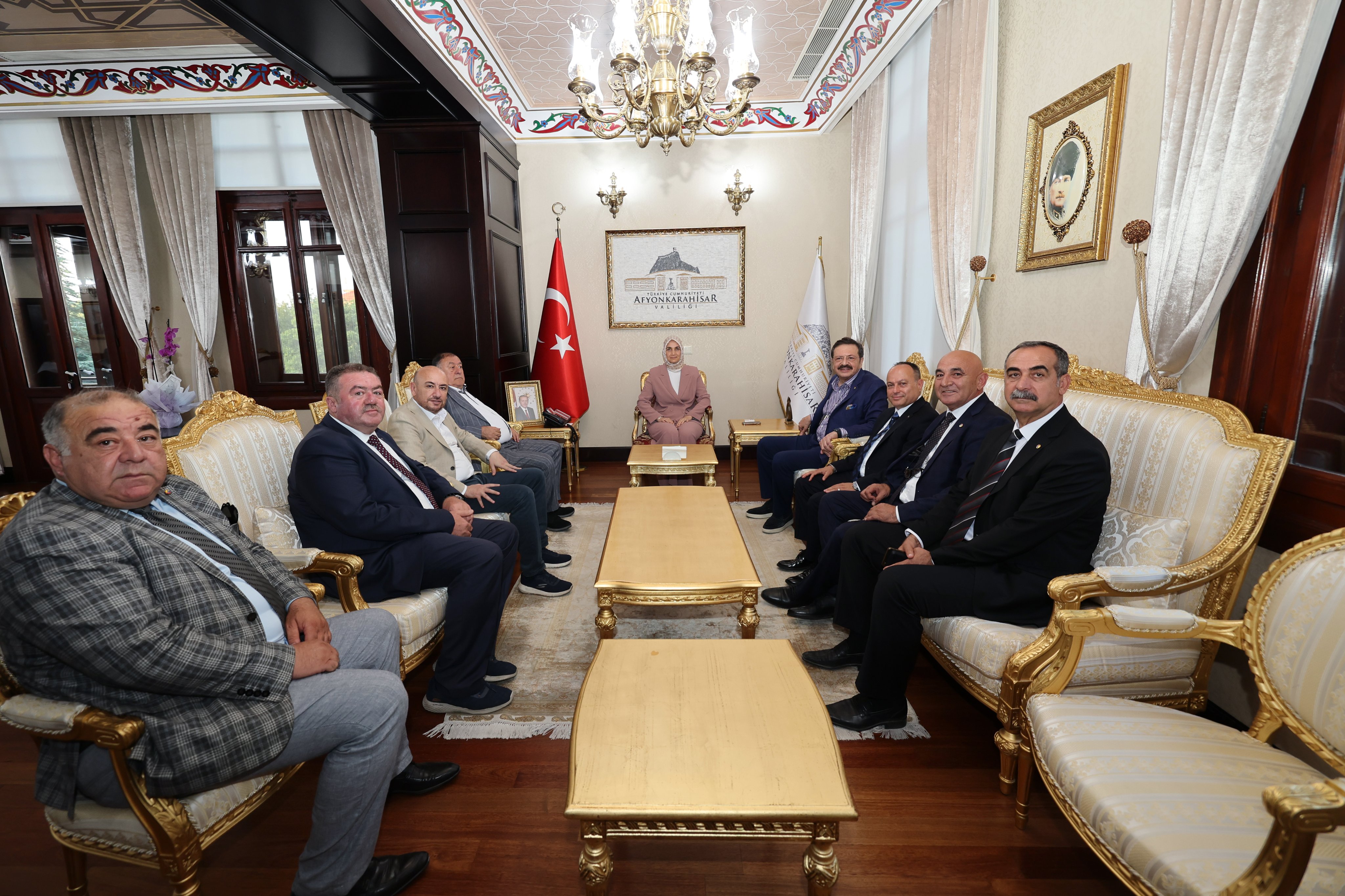 TOBB Başkanı Hisarcıklıoğlu, Vali Yiğitbaşı'nı Ziyaret Etti