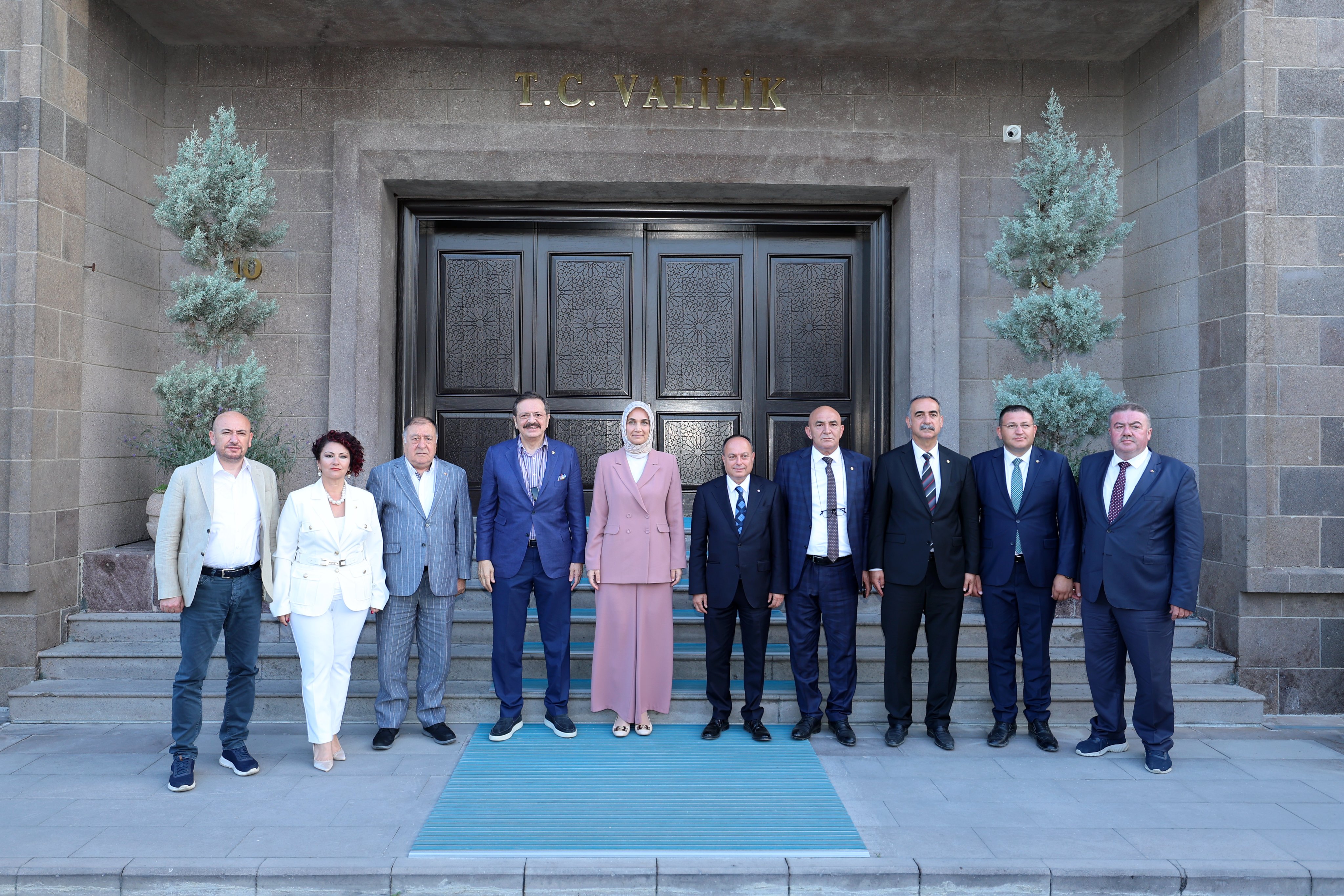 TOBB Başkanı Hisarcıklıoğlu, Vali Yiğitbaşı'nı Ziyaret Etti