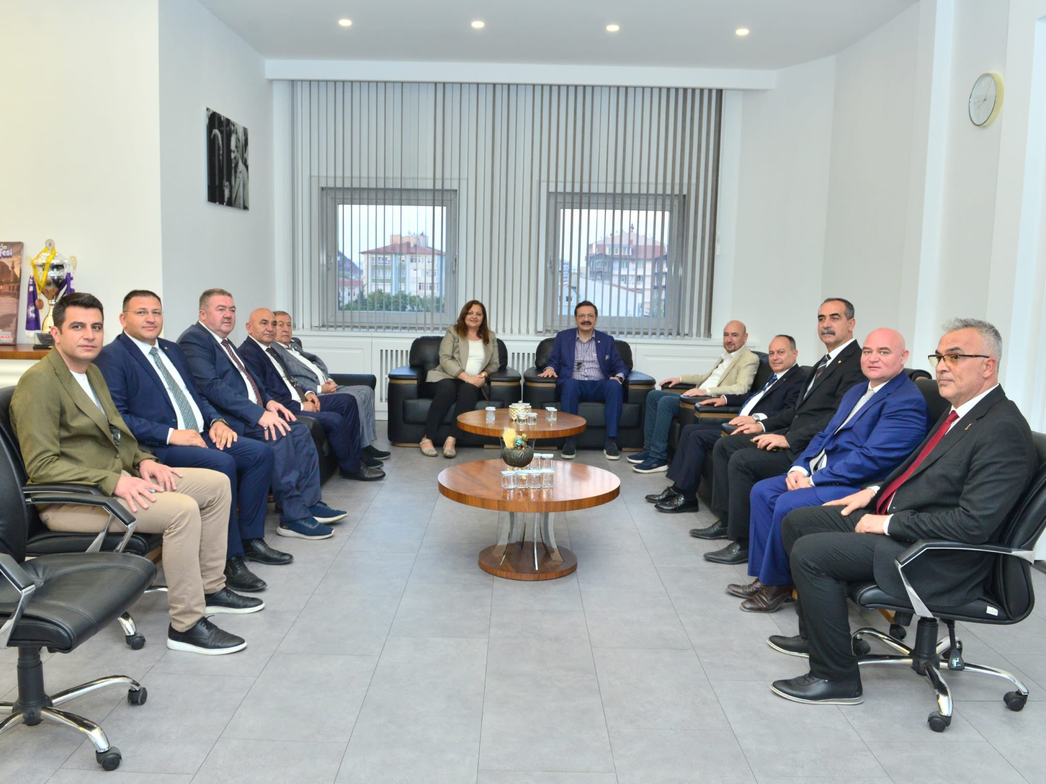 TOBB Başkanı Hisarcıklıoğlu'ndan Başkanı Köksal'a Ziyaret