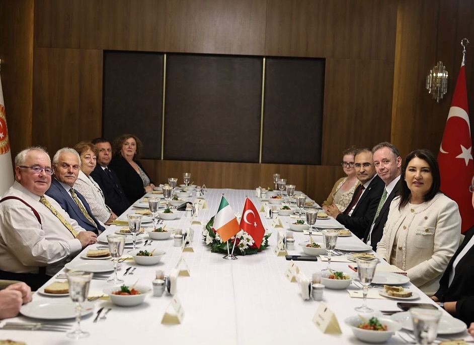 İRLANDA MECLİS BAŞKANI FEARGHAÍL VE BERABERİNDEKİ HEYETİ TBMM’DE AĞIRLADIK"