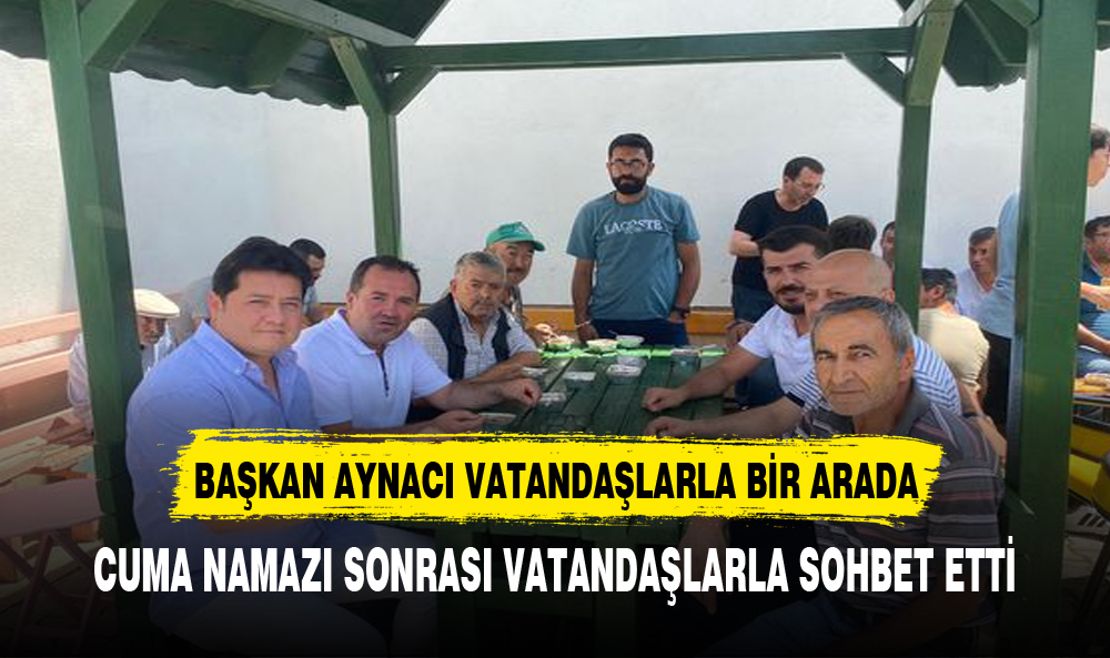 Bolvadin Belediye Başkanı Derviş Aynacı Vatandaşlarla Buluştu