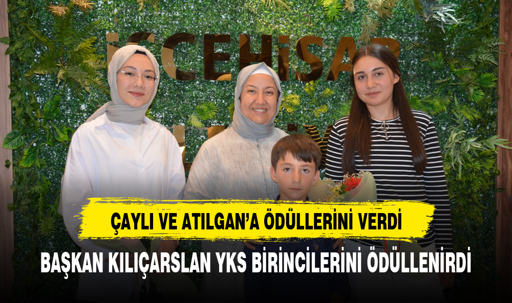 Başkan Seyhan Kılınçarslan, YKS İlçe Birincilerini Ödüllendirdi