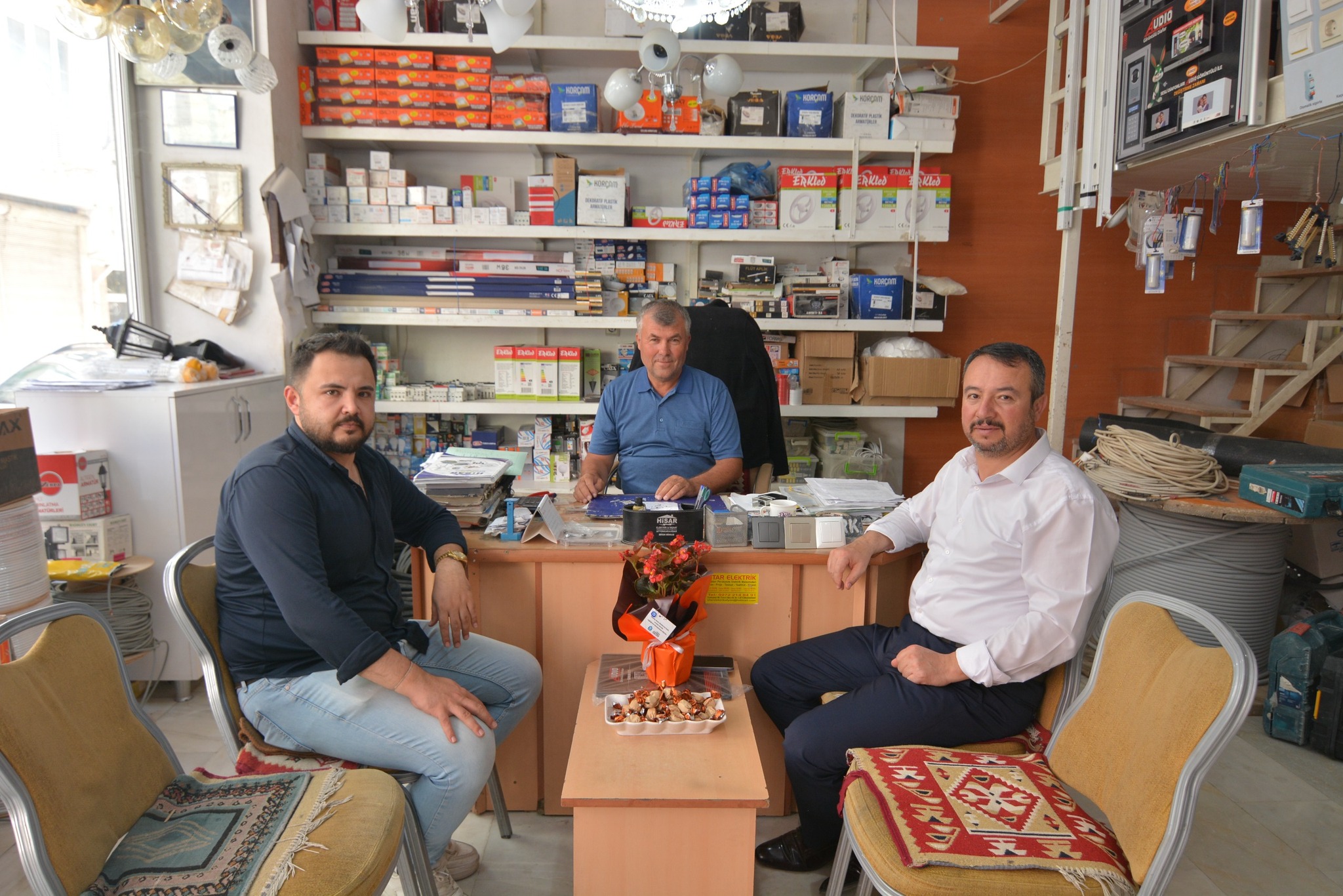 Sandıklı Belediye Başkanı Adnan Öztaş geçmiş olsun ziyaretlerinde bulundu