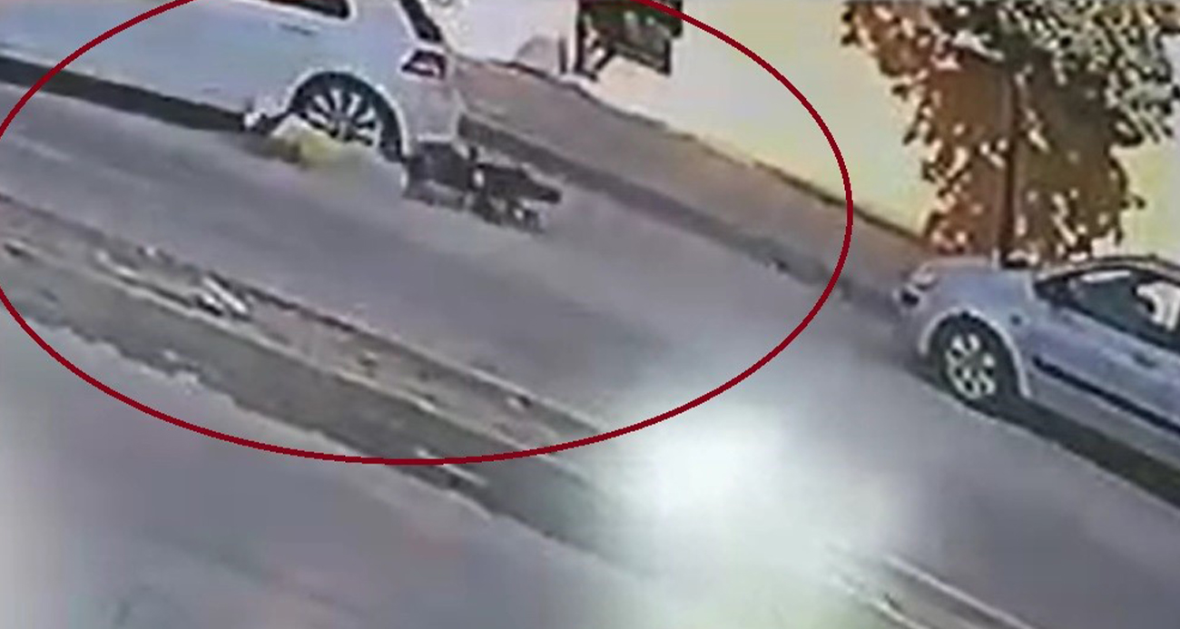 MOTOSİKLET SÜRÜCÜSÜ ÖLÜMLE BURUN BURUNA GELDİĞİ