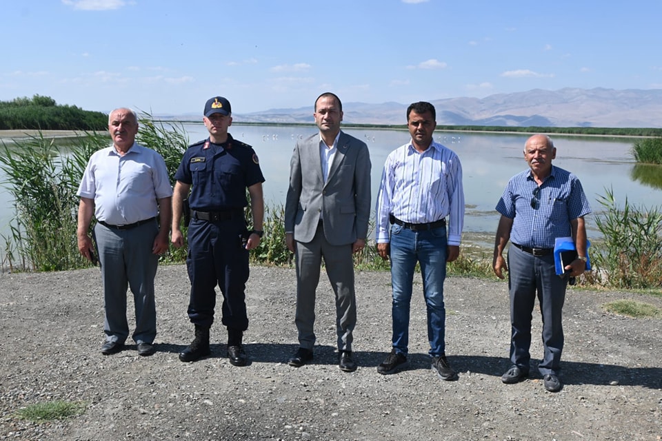 Kaymakam Topuz'dan  Eber Gölü'ne Ziyaret